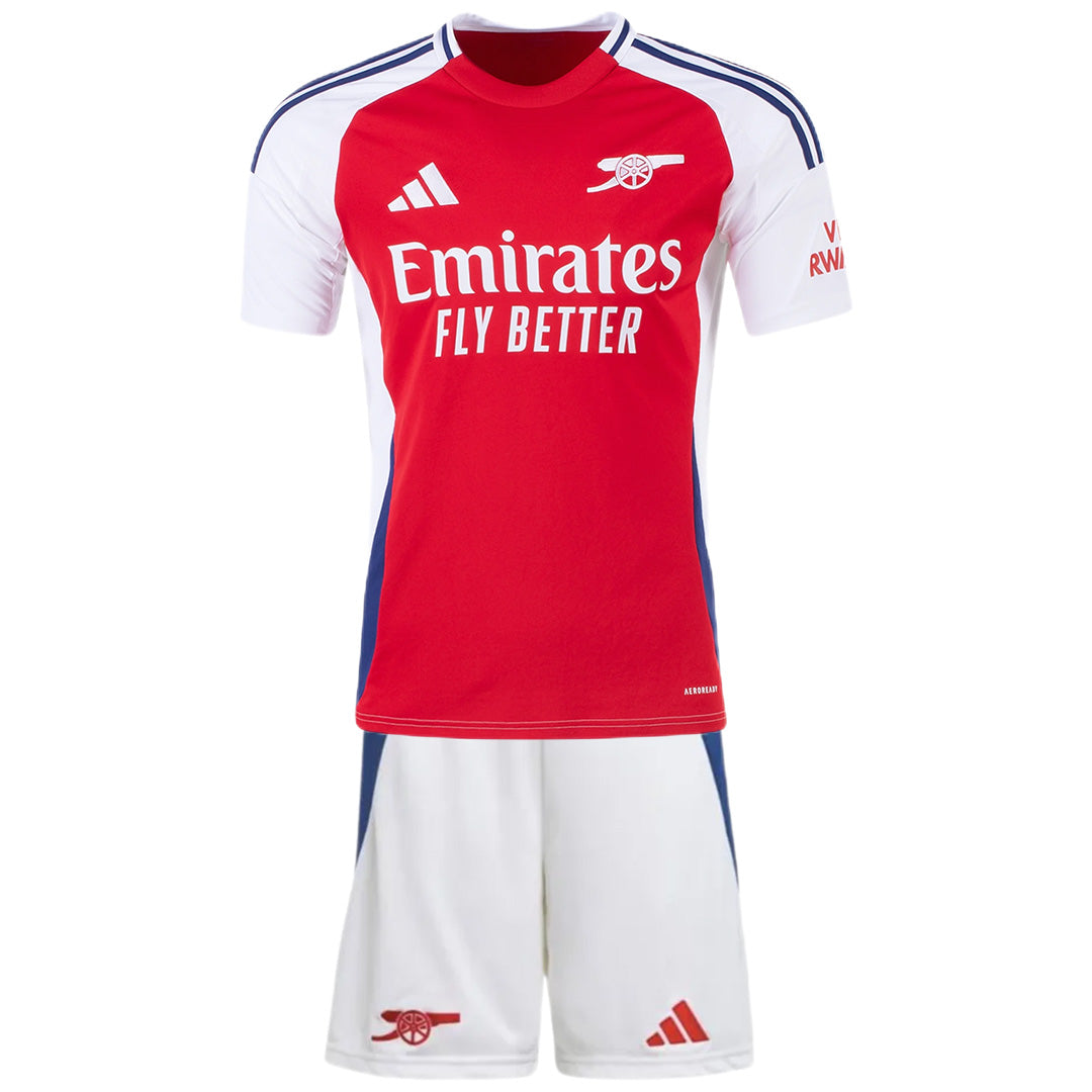 Soccer Kid's Arsenal Home Jersey+Shorts 2024/25 Football Jersey Retro - front view