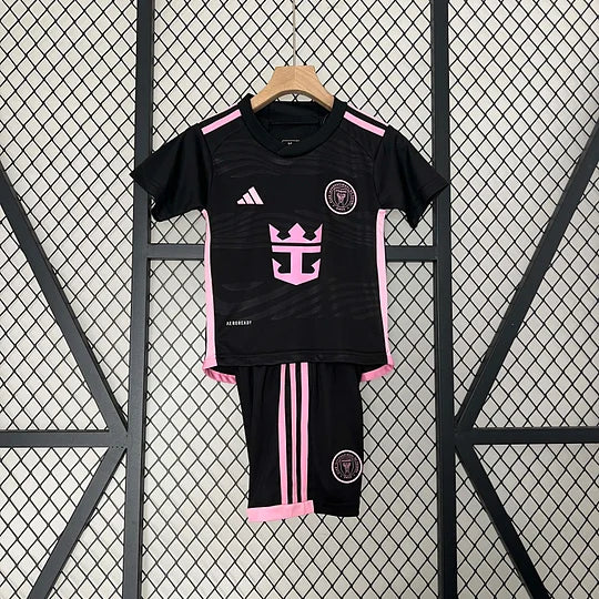 2024/2025 Inter Miami Away Soccer Jersey Kids Size Football Jersey Retro - front view