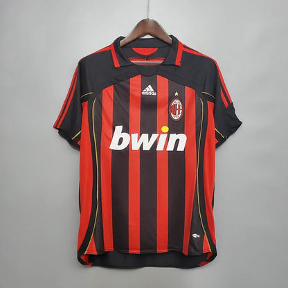 2006/2007 Retro AC Milan Home Football Shirt Football Jersey - front view