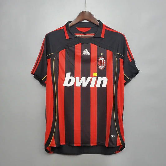 2006/2007 Retro AC Milan Home Football Shirt Football Jersey - front view
