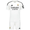 Soccer Kid's Real Madrid Home Jersey+Shorts 2024/25 Football Jersey Retro - front view