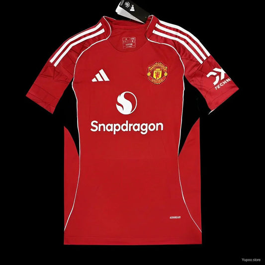2025-2026 Manchester United Home Jersey Football Jersey - front view
