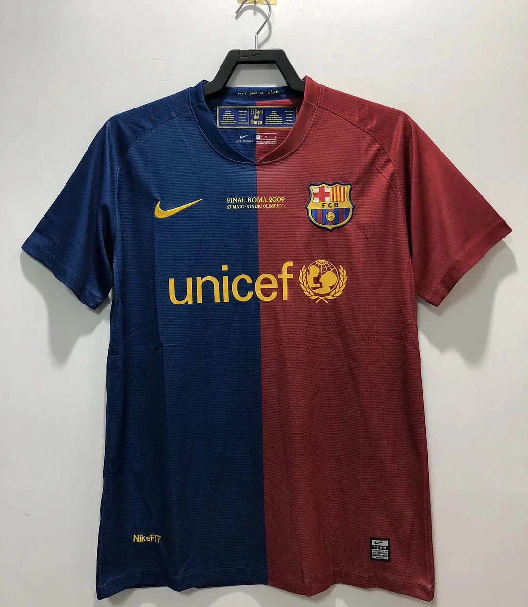2008/2009 Retro Barcelona Football Shirt Home Champions League Football Jersey - front view