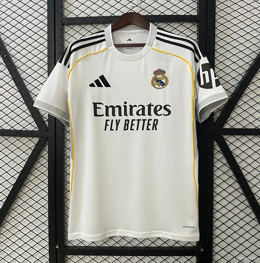 2025-2026 Real Madrid Home Jersey Football Jersey - front view