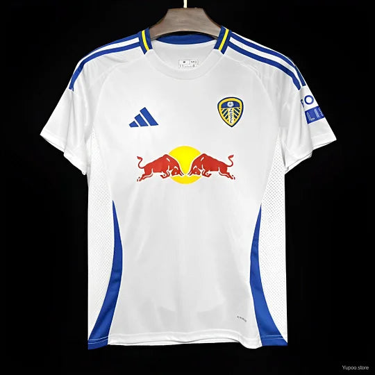 2024-2025 Leeds United Home Jersey Football Jersey Retro - front view