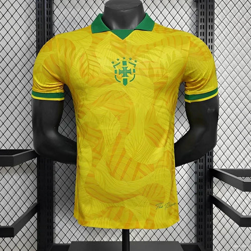 2025-2026 Player Version Brazil Commemorative Edition Yellow Jersey Football Jersey