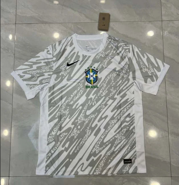 2024 Brazil Goalkeeper Football Shirt Football Jersey Retro