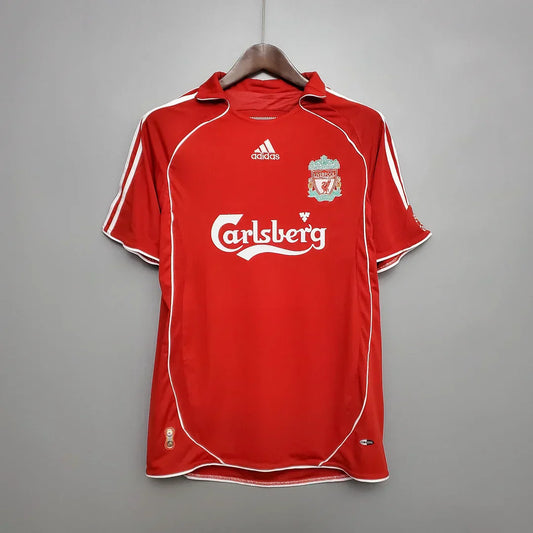 2006/2007 Retro Liverpool Football Shirt Home Football Jersey - front view