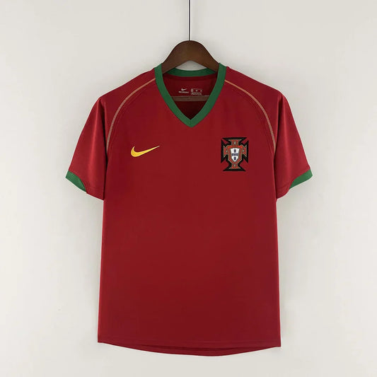 2006 Retro Portugal Home Football Shirt Ronaldo #7 Football Jersey - front view