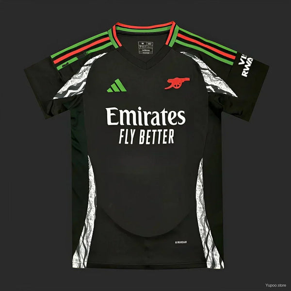 2024/2025 Arsenal Away Black Jersey Football Jersey Retro
