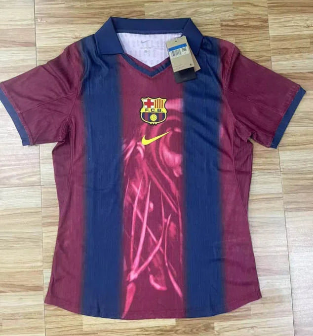 '-2025/2026 Barcelona Travis Scott Joint Edition Polo Shirt - front view