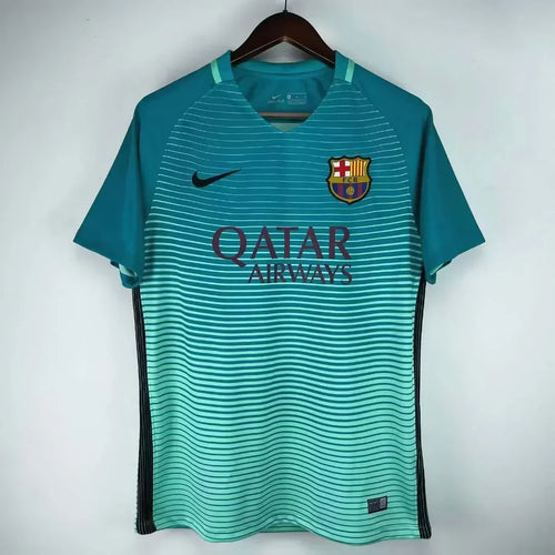 2016/2017 Retro Barcelona Away Football Shirt Football Jersey - front view